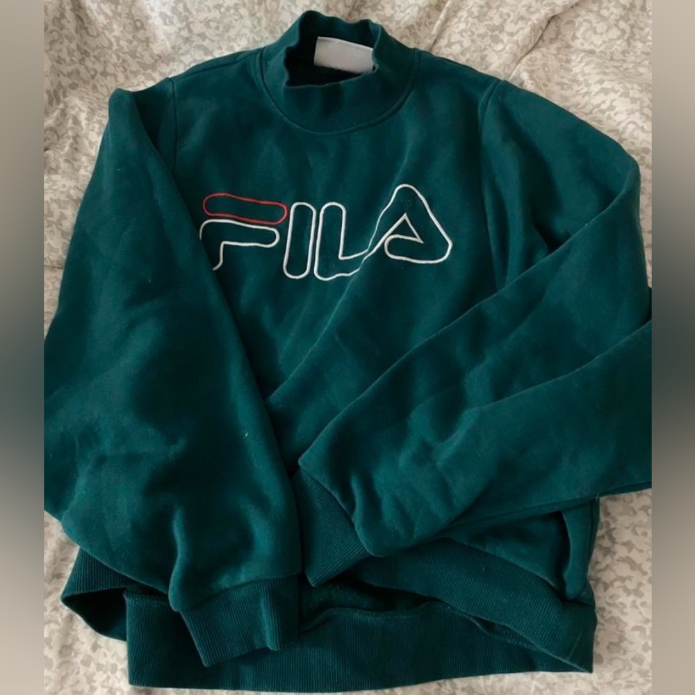 Fila deep green Sweatshirt with Logo